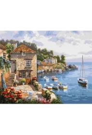 Malowanie po numerach - Jezioro Como