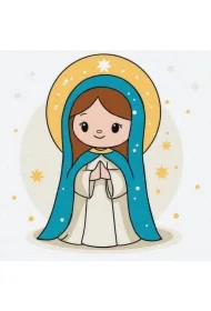 Malowanie po numerach - Miłosierdzie Kids 25x25cm