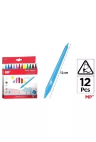 Kredki woskowe dwustronne 12 kolorów