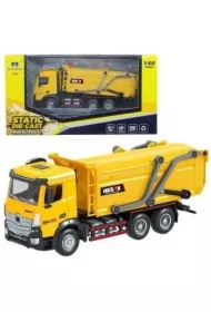 Śmieciarka ruchoma żółta 1:50