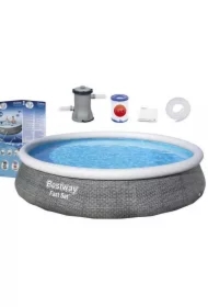 Basen rozporowy z dmuchanym kołnierzem 396x84 + filtr B57376