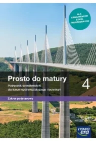 Prosto do matury 4. Podręcznik do matematyki dla liceum i technikum do klasy czwartej szkoły podstawowej. Zakres podstawowy