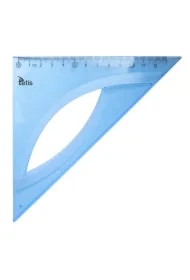 Ekierka równoramienna niebieska 13cm