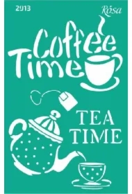 Szablon samoprzylepny wielokrotnego użytku motywy kuchenne 13x20cm