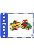 Фото - Іграшка для пісочниці Hemar Traktor z przyczepą z klockami 