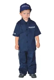 Strój dziecięcy - Policjant lux - rozmiar L