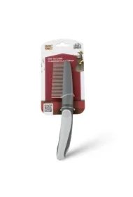 Grzebień dla zwierząt, z rączką, szary, 40 zębów, 5 x 22 cm