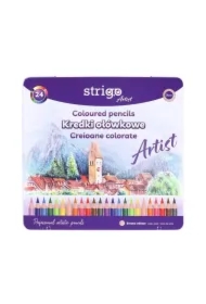 Kredki ołówkowe okrągłe Artist 24 kolory