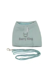 Zestaw, szelki+Smycz dla psa, niebieski, płótno nylonowe, rozmiar XL