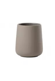 Kubek na szczoteczki do zębów Nova One Taupe 28087 popielaty