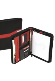 Teczka konferencyjna A4 Milo czarno-czerwona