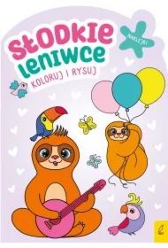 Słodkie leniwce. Koloruj i rysuj