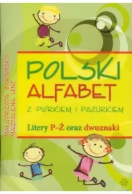 Polski alfabet z piórkiem i pazurkiem Litery P-Ż