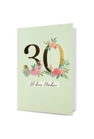 Karnet B6 Urodziny 30