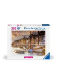 Puzzle 500 el. Zachód Słońca w Kopenhadze