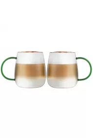 Komplet szklanek z zielonym uchem Bolla 1142