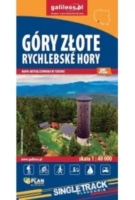 Mapa turystyczna Góry Złote - Góry Rychlebskie 1:40 000