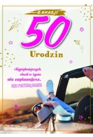Karnet Urodziny 50
