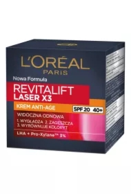 Revitalift Laser X3 SPF20 krem anti-age na dzień 40+