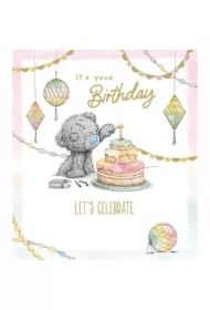 Kartka urodzinowa Let's celebrate