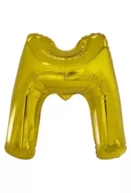 Balon foliowy litera M złota