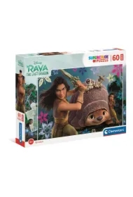 Puzzle 60 el. Maxi SuperColor. Raya i ostatni smok