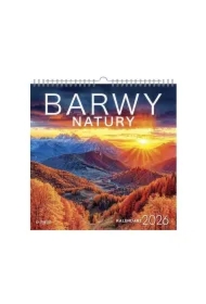 Kalendarz 2026 wieloplanszowy kwadrat Barwy Natury