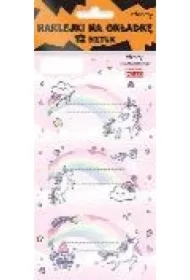 Naklejki na zeszyty - Unicorn tęcza