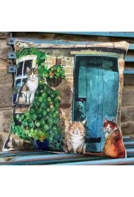 Poduszka CU59 Koty na wsi