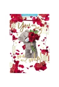 Kartka holograficzna 3D You are my one and only