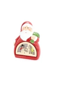 Dekoracja Mikołaj ze światłem LED