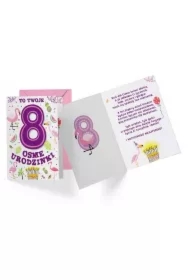 Karnet B6 PR-293 Urodziny 8