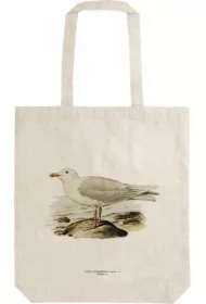Torba bawełniana STBAG45 Mewa szara Shopperka