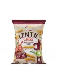 Chipsy z czerwonej soczewicy o smaku bekonu