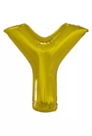 Balon foliowy litera Y złota