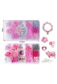 Koraliki w odcieniach różu