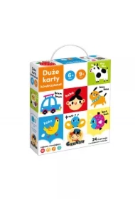 CzuCzu. Duże karty kontrastowe dla dzieci w wieku 6-9 mies.+