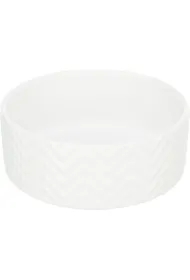 Miska ceramiczna, dla psa/kota, biała, o 16 cm