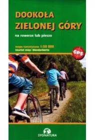 Mapa turystyczna - Dookoła Zielonej Góry