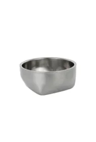 Miska podłużna, dla psa, stal nierdzewna, z podwójnymi ściankami, 16cm