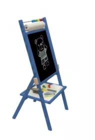 Tablica obrotowa z rolką papieru niebieska