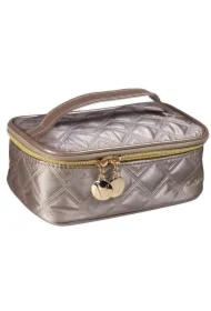 Gold &amp; Black kuferek kosmetyczny mały Złoty