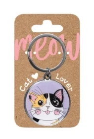 Brelok dla kociarzy - kot tricolor