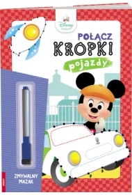 Disney Maluch. Połącz kropki. Pojazdy