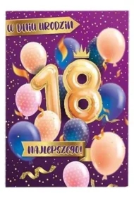 Karnet Urodziny 18