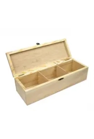 Pudełko drewniane z zamkiem 30x10x8cm