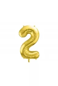 Balon foliowy 2 jasny złoty