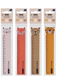 Linijka plastikowa 15cm Bebe Friends mix