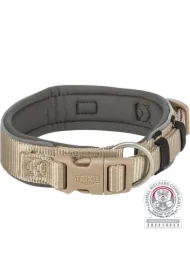 Premium, obroża, dla psa, piaskowa/grafit, XS&ndash;S: 27&ndash;35 cm/25 mm