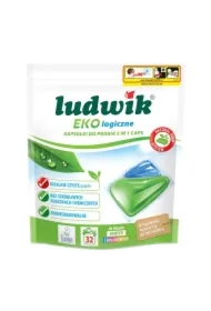 Kapsułki do prania tkanin białych i kolorowych Ekologiczny 2 in 1